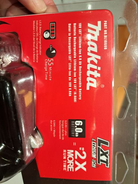 Bateria Makita 6.0 ah. 18v nowa