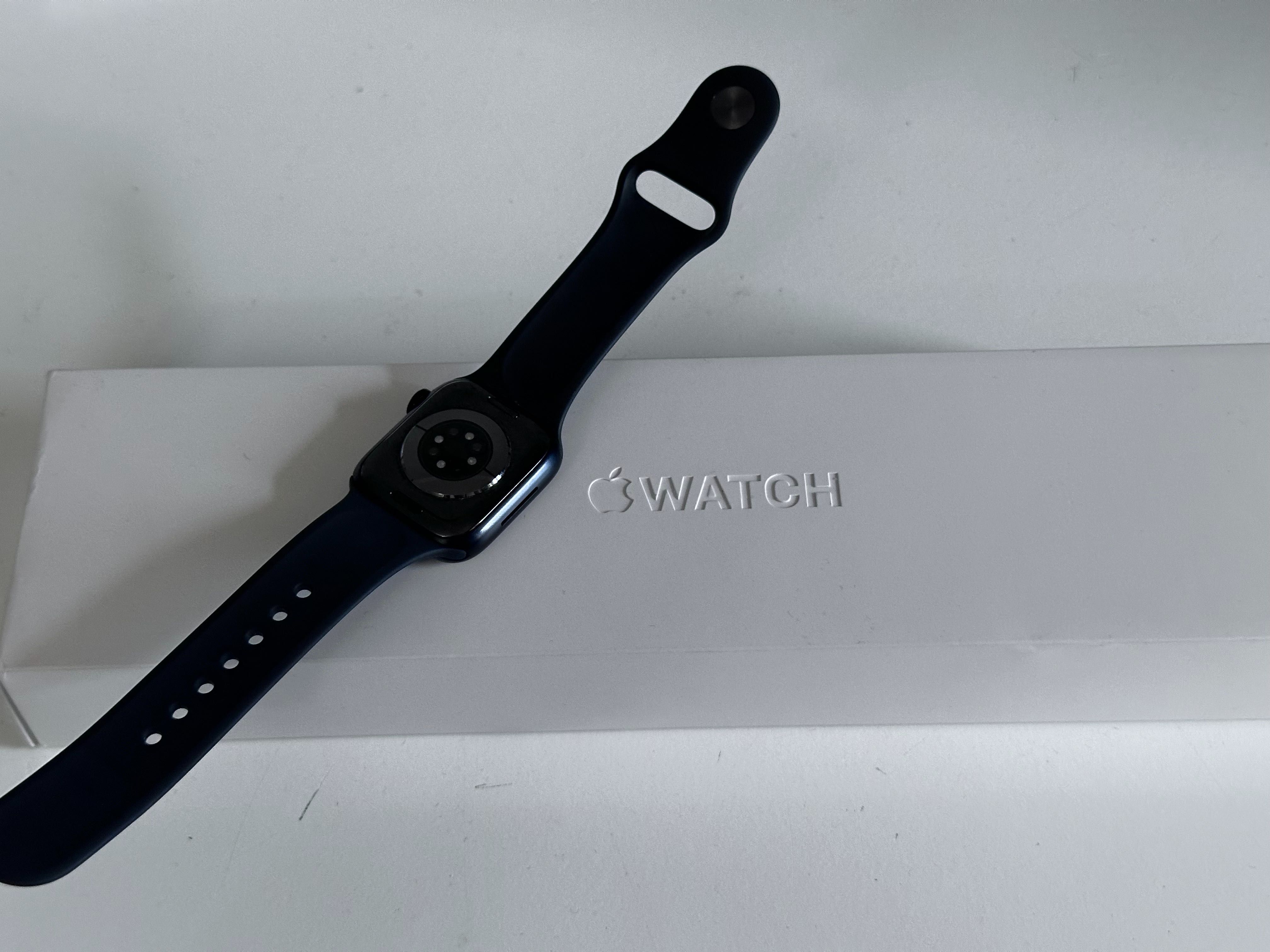 Apple Watch Series 7 41mm GPS Black Czarny Bez Blokad Super Stan Pudeł