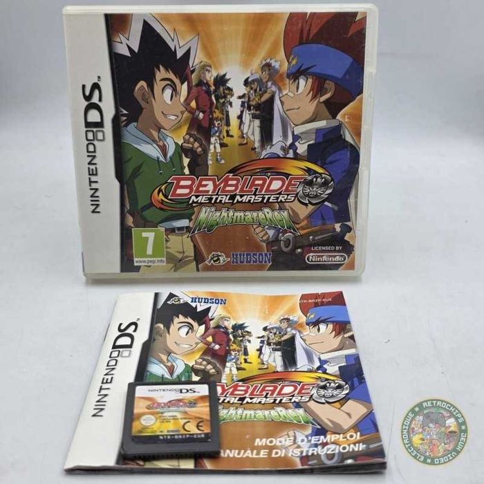 Beyblade Metal Masters Nightmare Rex PAL Nintendo DS versao normal