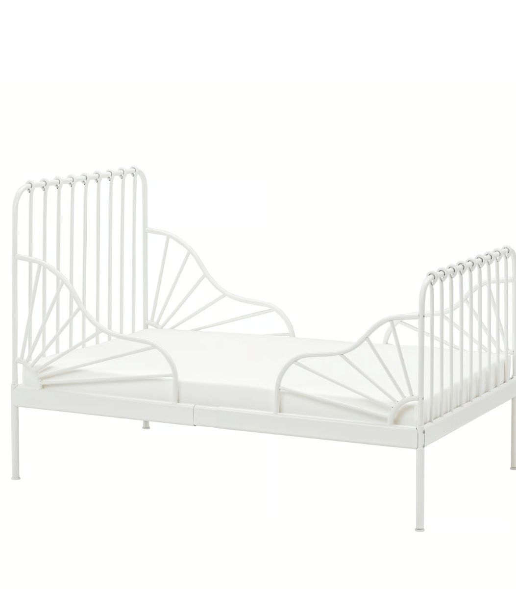 Cama Criança extensivel com colchão de 3 partes, 130/ 165/ 200.
