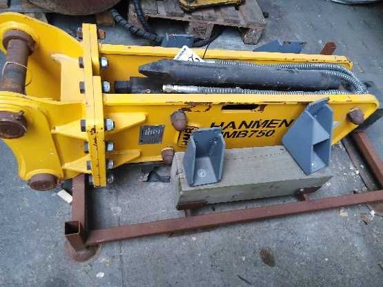 Młot pneumatyczny HMB 750 przystawka do koparki