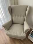 Poltrona STRANDMON Creme do Ikea