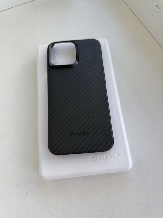 Чохол Pitaka MagEZ Case 4 для iPhone 15 Pro Max (black/Grey Twill)