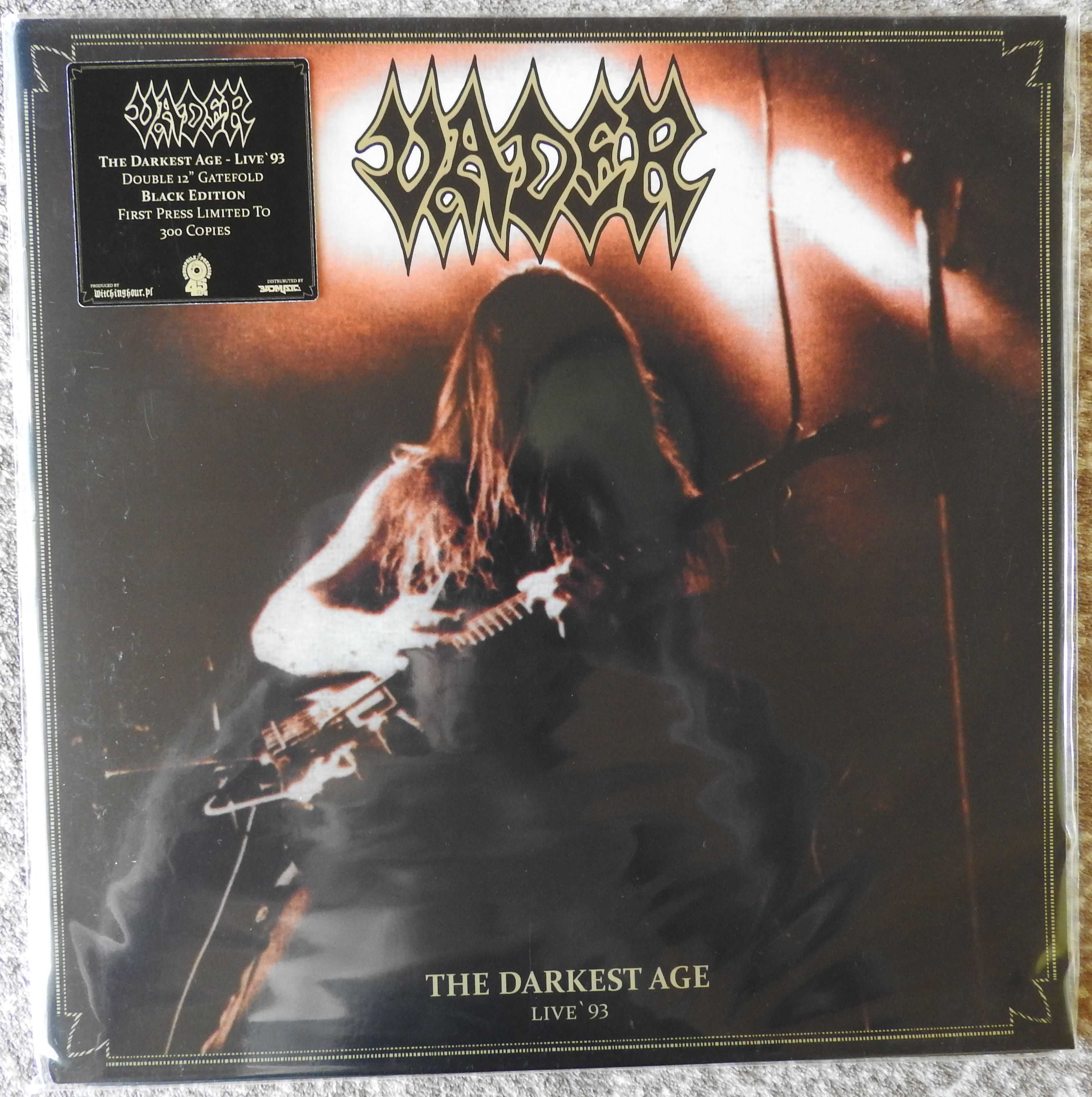 2LP Vader - The Darkest Age-Live '93 (2020) Black Vinyl