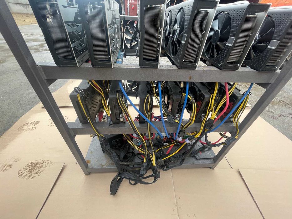 Koparka kryptowalut 6 kart rx 580 6 rx 570