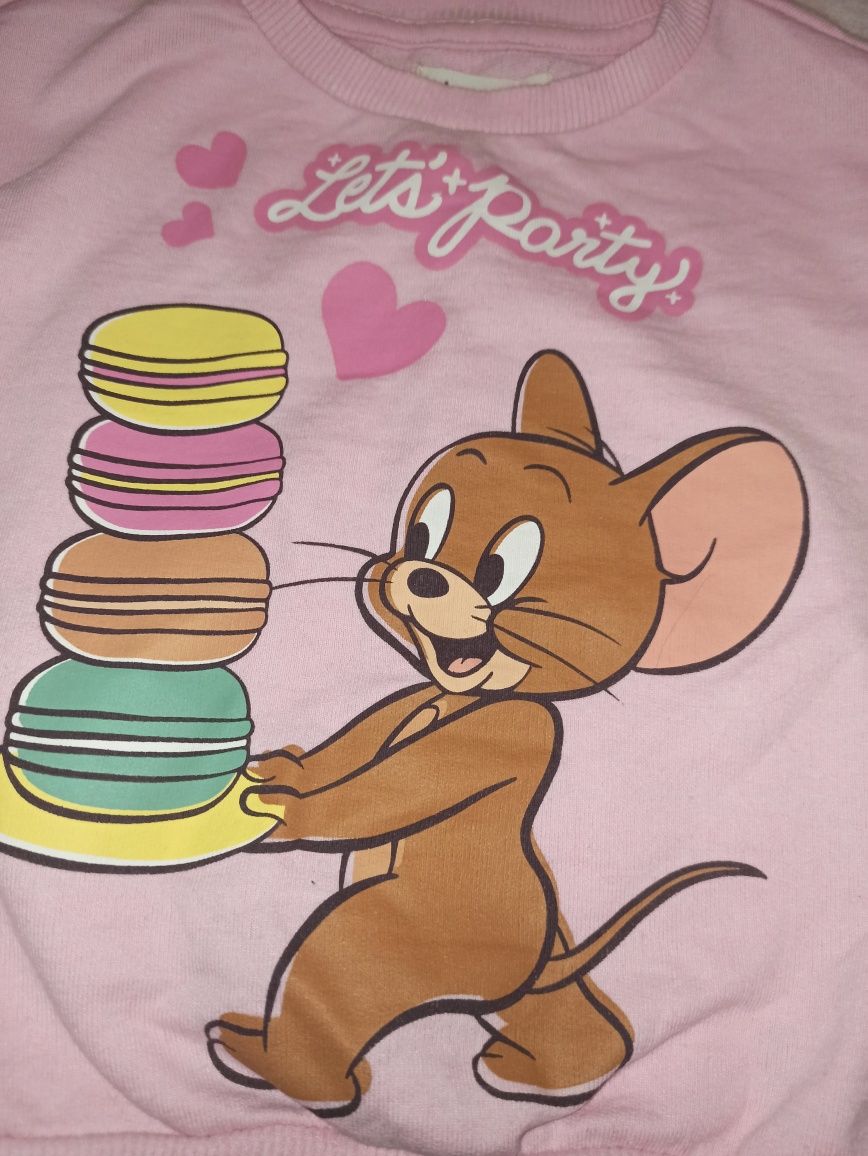 Bluza dziewczęca sinsay tom and Jerry Rozmiar 116