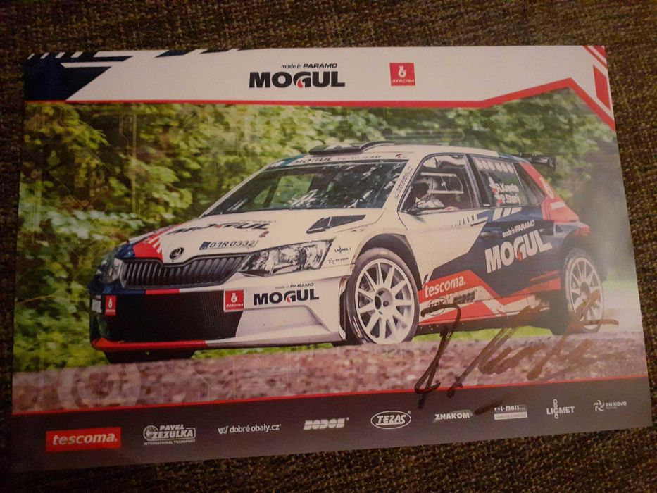Skoda Fabia Roman Kresta-autograf(WRC, Rally)