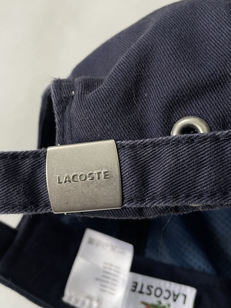 Lacoste Big Logo Vintage Cap кепка лакост панамка пятипанелька