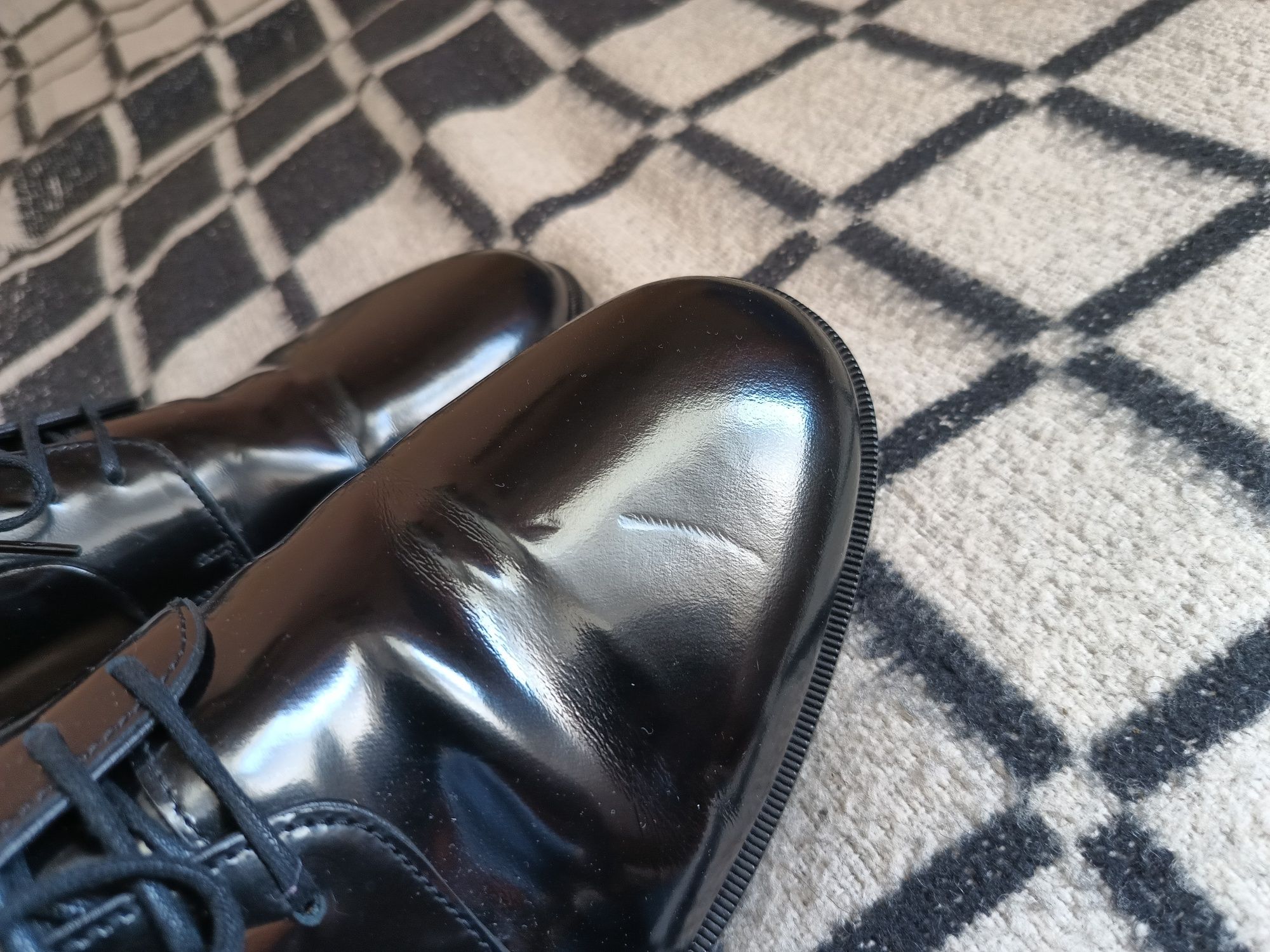 Туфлі The Kooples Derby’s Smooth Leather Lace Up Shoes