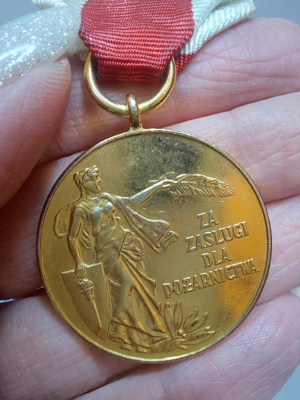 Medal Za Zasługi dla Pożarnictwa złoty