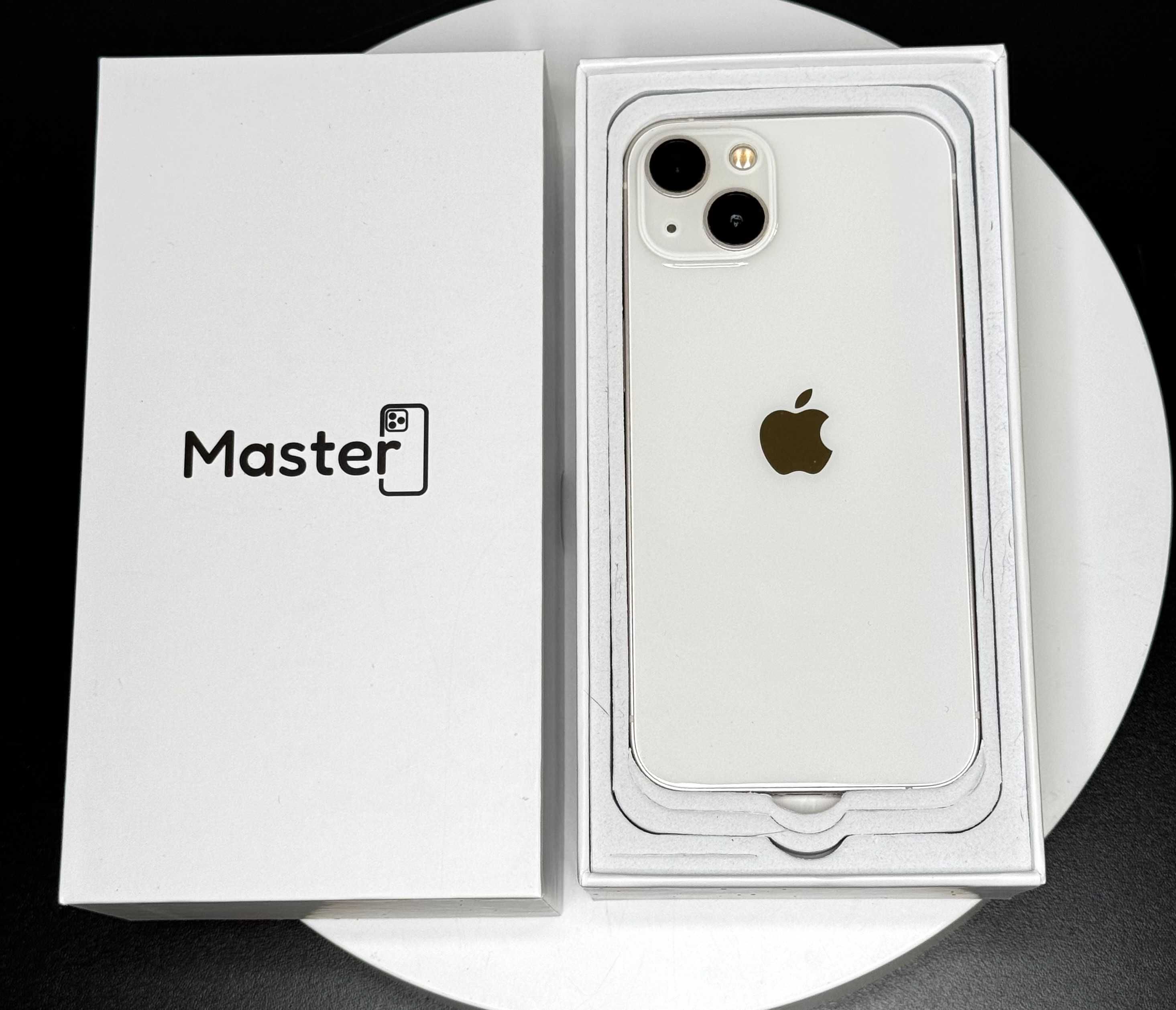 Apple iPhone 13 256GB White jak nowy 100% bat 6msc gwarancji