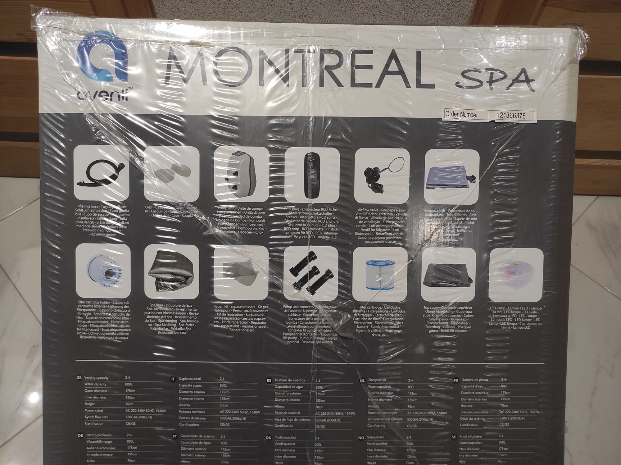 Jacuzzi MONTREAL SPA na 2-4 osoby