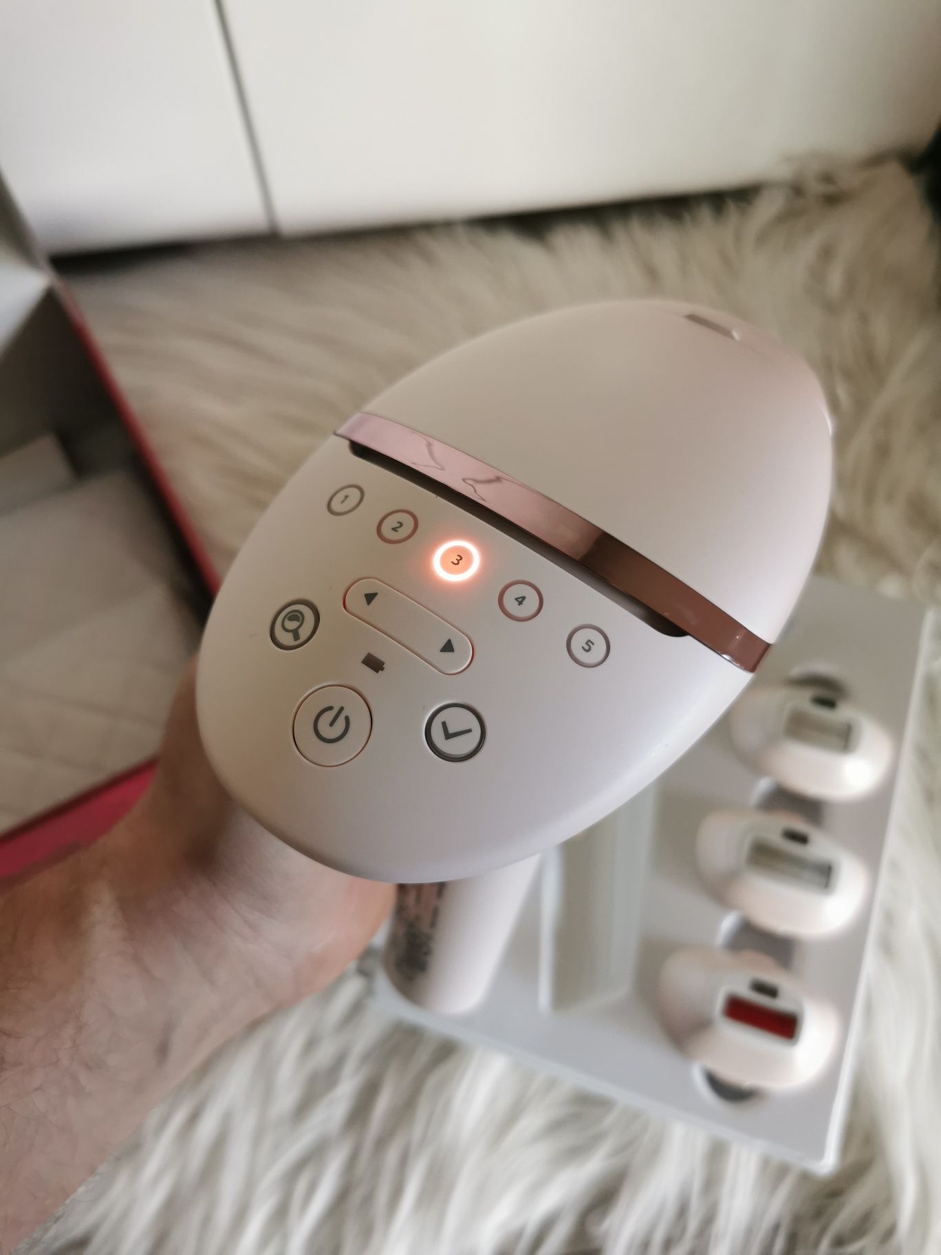 Depilator laserowy PHILIPS LUMEA Prestige 9000 BRI957 SenseIQ RÓŻOWY