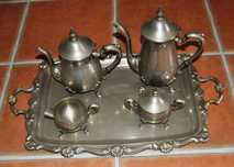 Conjunto de 5 peças em casquinha