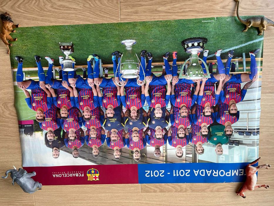 Plakat na ściane FC Barcelona 2011/2012  90x60cm