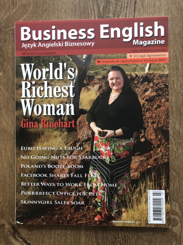 2 gazety anglojęzyczne Business English