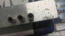 szablon aluminiowy  do wiercenia mebli