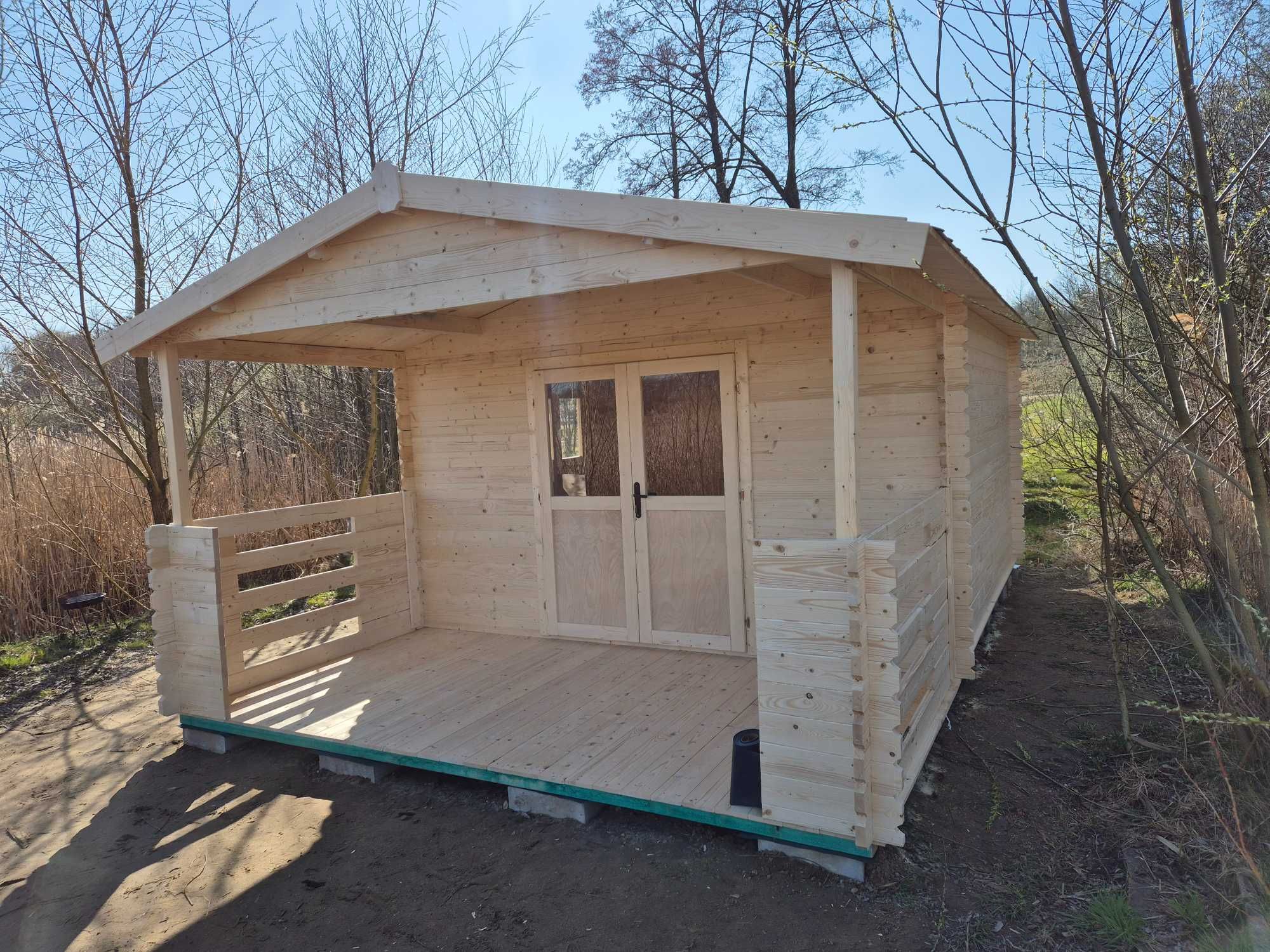 Od RĘKI solidny DOMEK letniskowy z TARASEM na działkę ROD*y*6x4*24 m2
