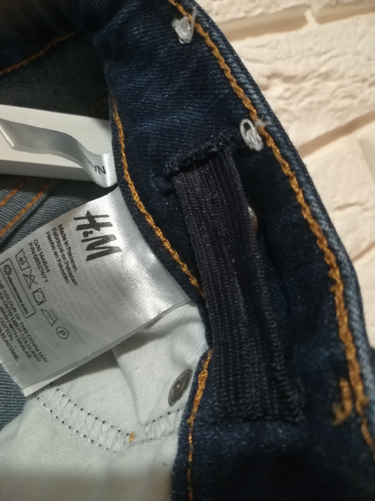 Jeansy skinny fit, H&M rozmiar 158 cm, S