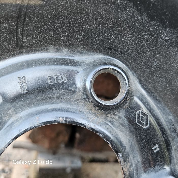 Koło dojazdowe 135/80/17 Dacia Nissan Renault 5x114,3 ET36