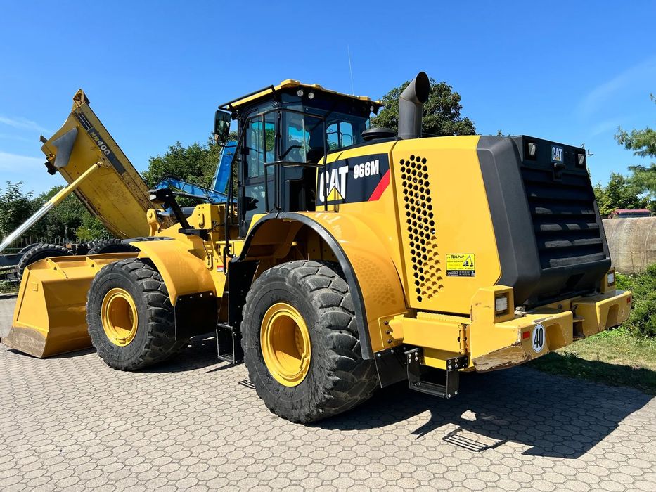 Caterpillar ładowarka CAT 966M 966 WAGA 2014 10700h 24t  centralne smarowanie Liebherr 566 576 580 volvo l150