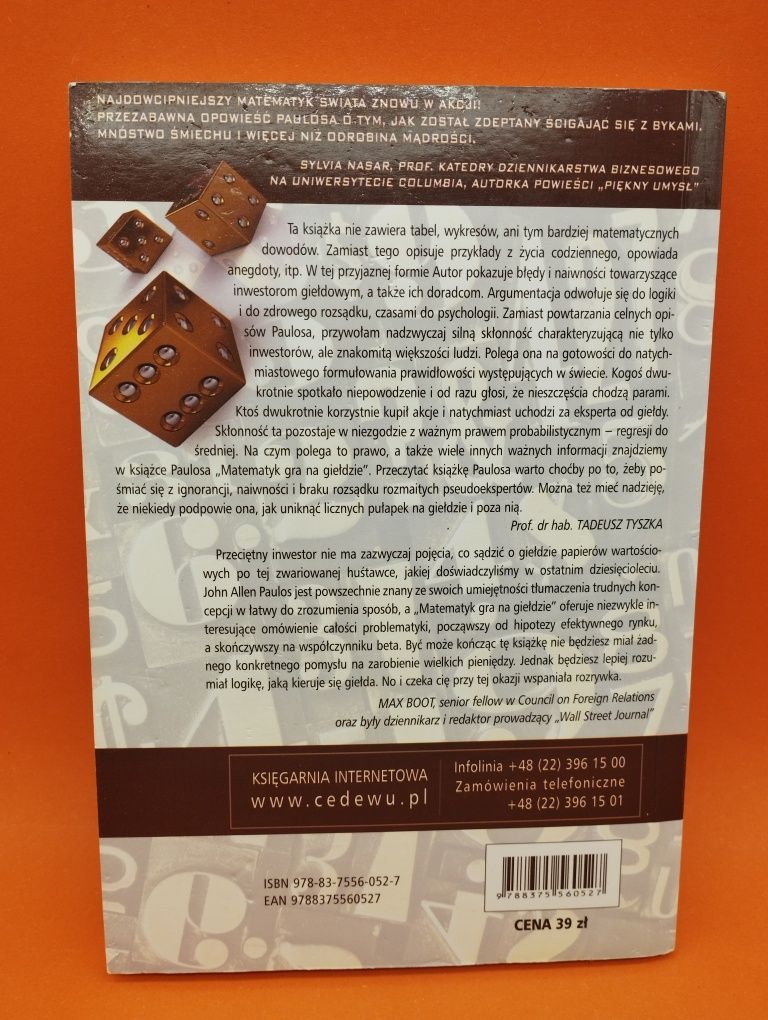 Matematyk gra na giełdzie - John Allen Paulos
