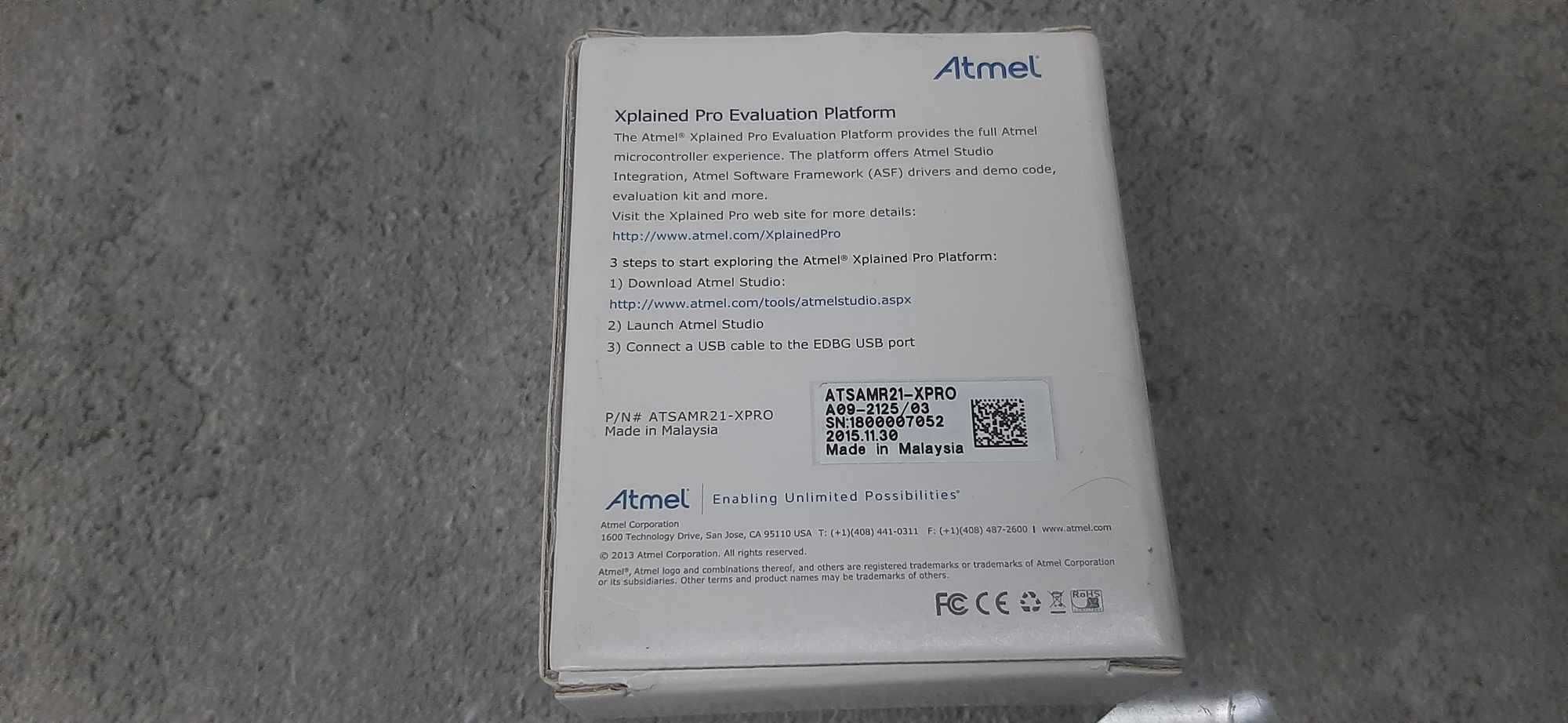Zestaw ARM Cortex M0, Microchip SAM R21 Xplained Pro (ATSAMR21-XPRO)