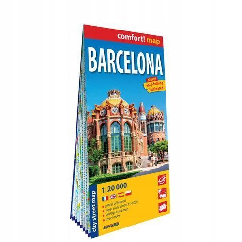 Barcelona (Barcelona) Laminowany Plan Miasta...