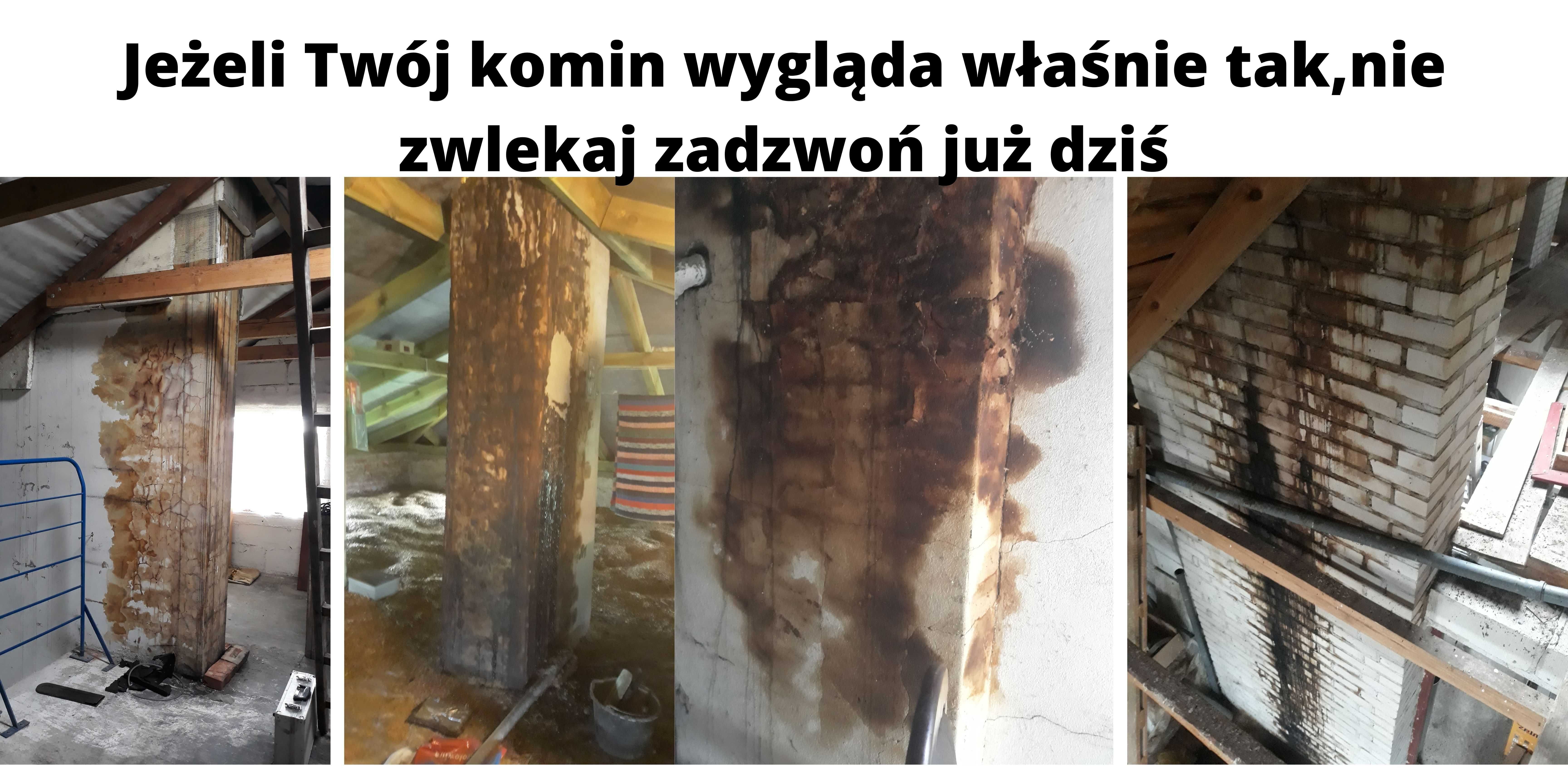 Wkłady kominowe-Rozwiercanie frezowanie komina-Naprawa komina-Kominy
