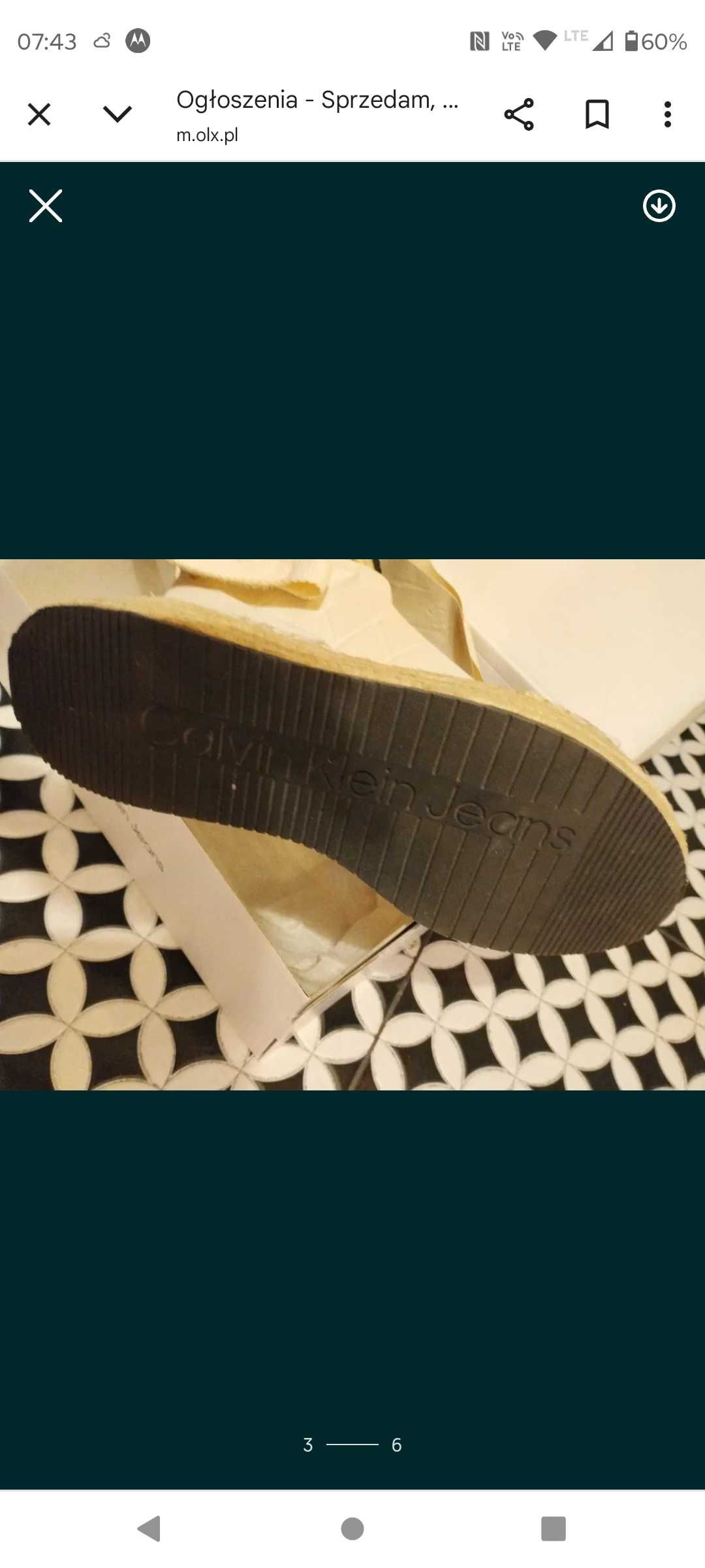 Sandały Calvin Clein Jeans Sport Wedge Rope