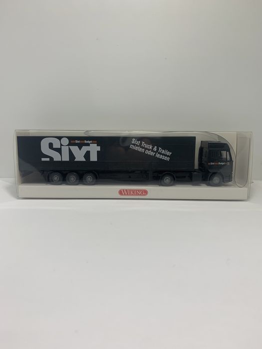 Iveco com reboque Sixt da Wiking escala H0 1/87
