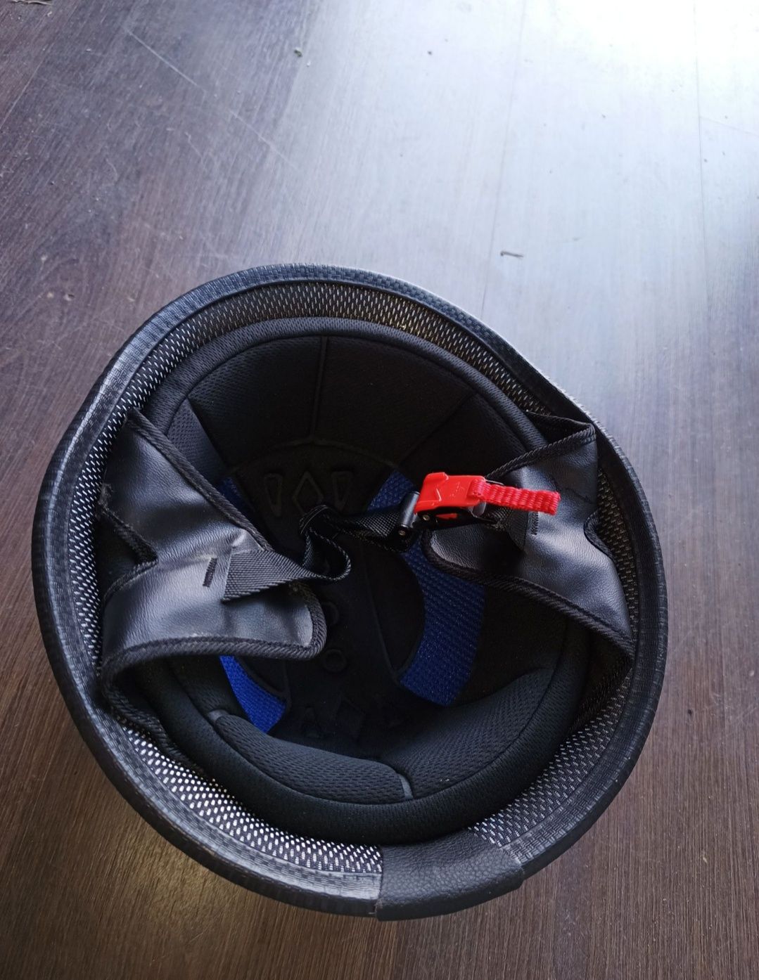 Nowy kask otwarty + google weteran chrom WSK Wfm SHL  komar Romet