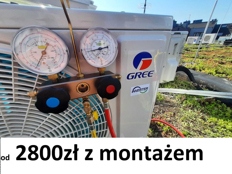 Montaż serwis klimatyzacji LG GREE ROTENSO AUX BOSCH PANASONIC Kraków