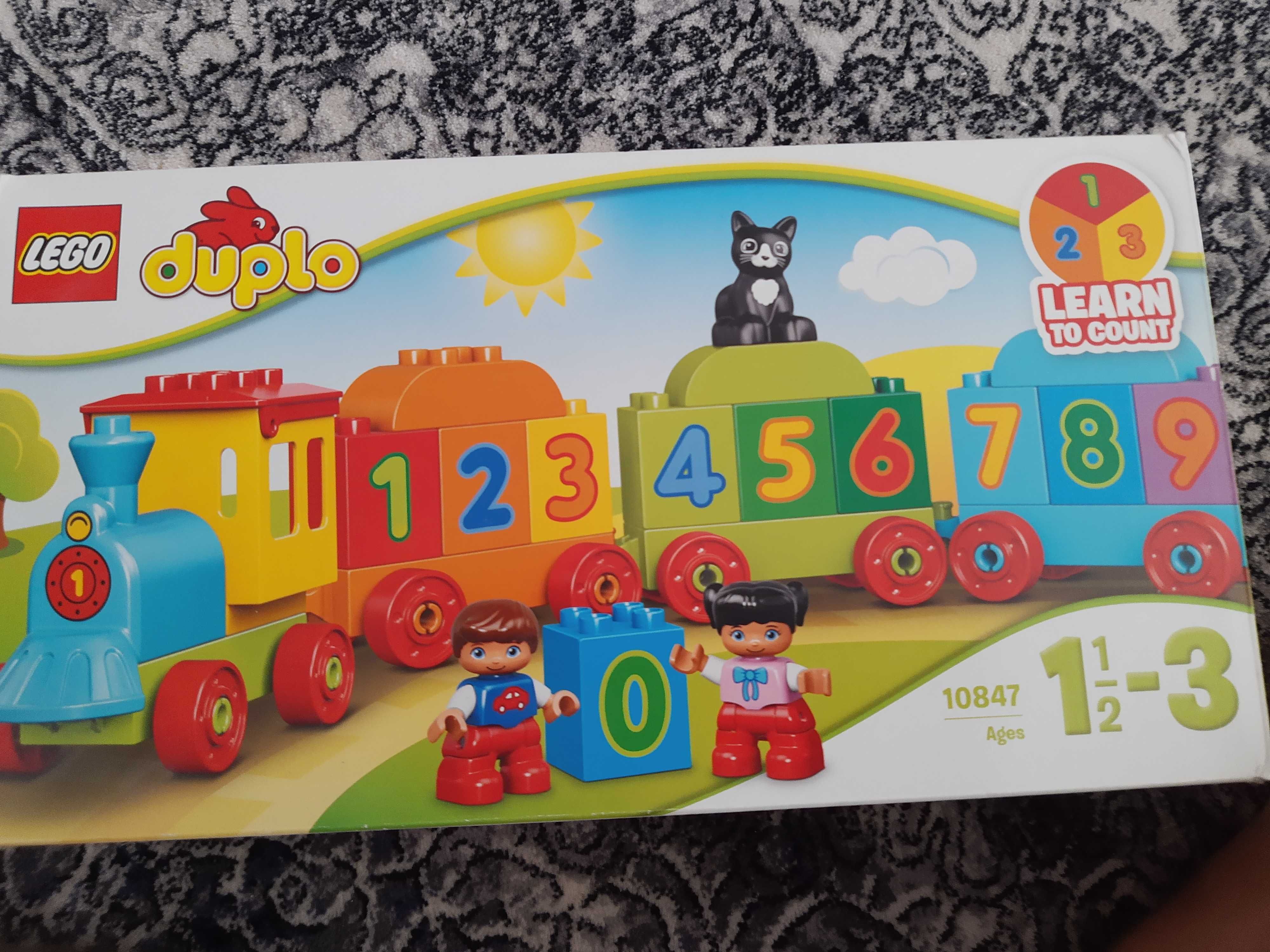 LEGO Duplo 10847 Pociąg z cyferkam PUDEŁKOi