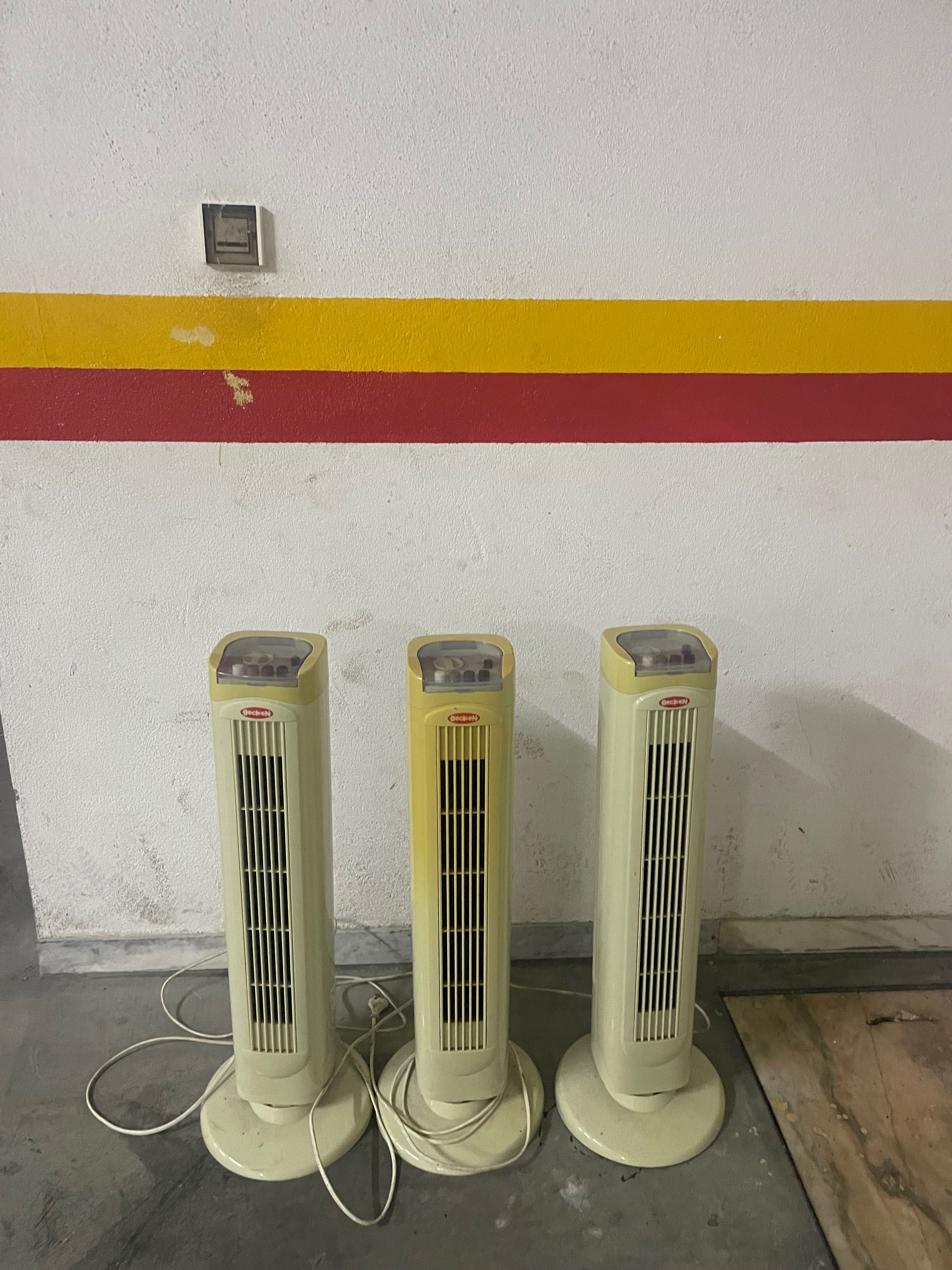 Ventiladores- ar fresco x3