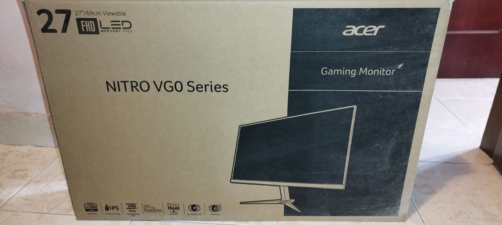 Monitor Gaming Acer Nitro VG270 (27" / IPS / 75Hz)