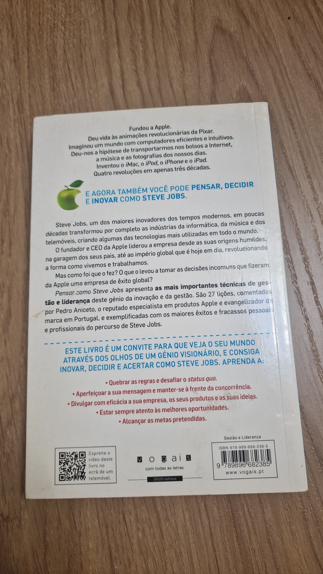 Livro Pensar como Steve Jobs
