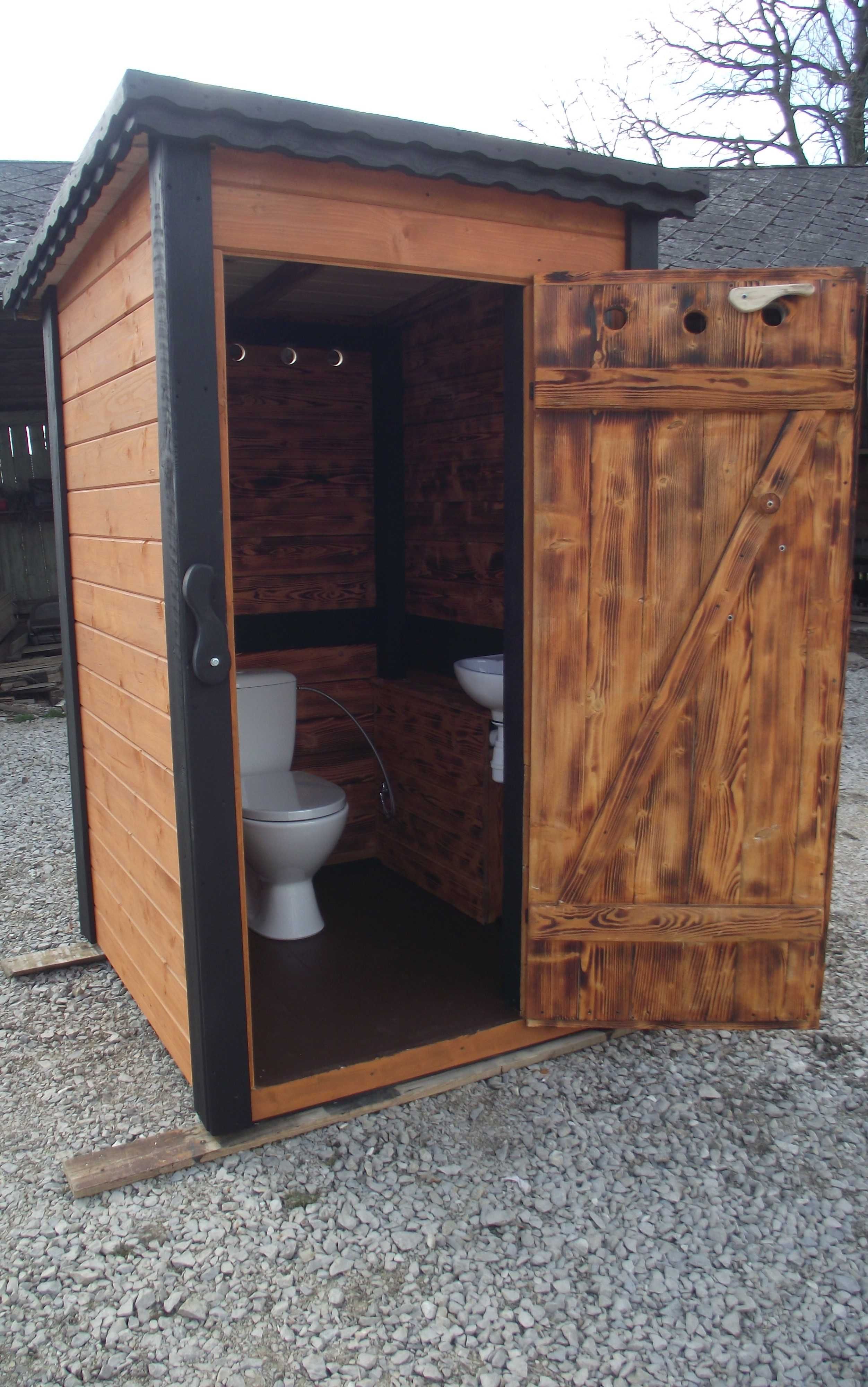 Toaleta drewniana, wychodek WC Qalitis 4
