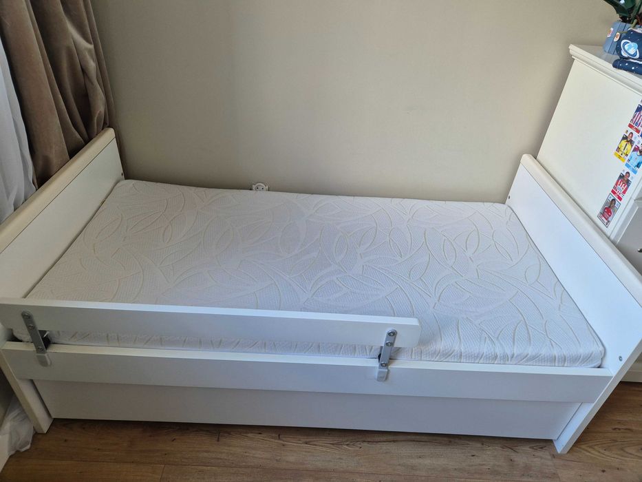 Łóżeczko łóżko 2w1 z szufladą young 140x70