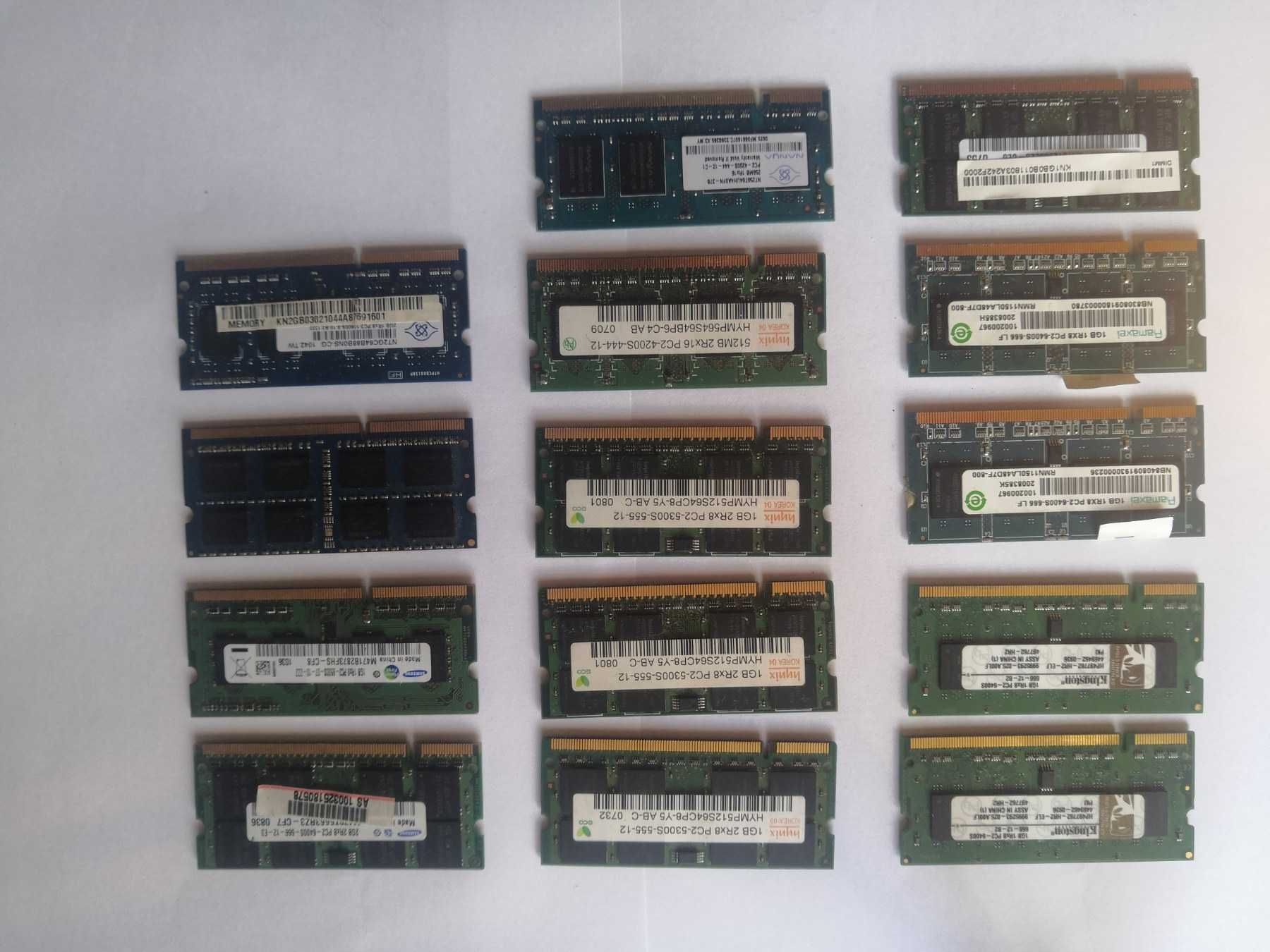 DDR2 1Gb 2Gb 256Mb 512Mb оперативная память для ноутбука\нетбука