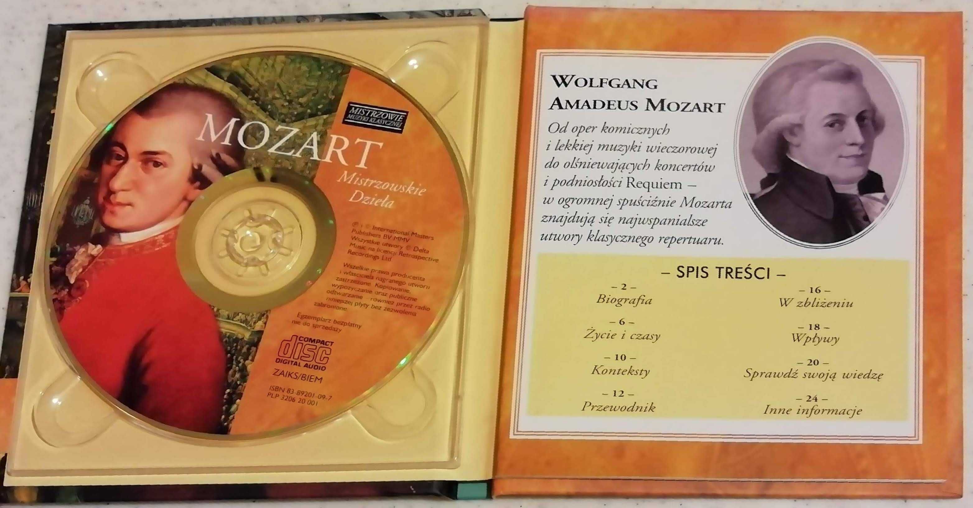 Mozart - mistrzowskie dzieła (1 CD)