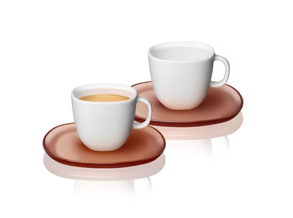 Nespresso Filiżanki LUME do Espresso 80 ml zestaw 2 szt