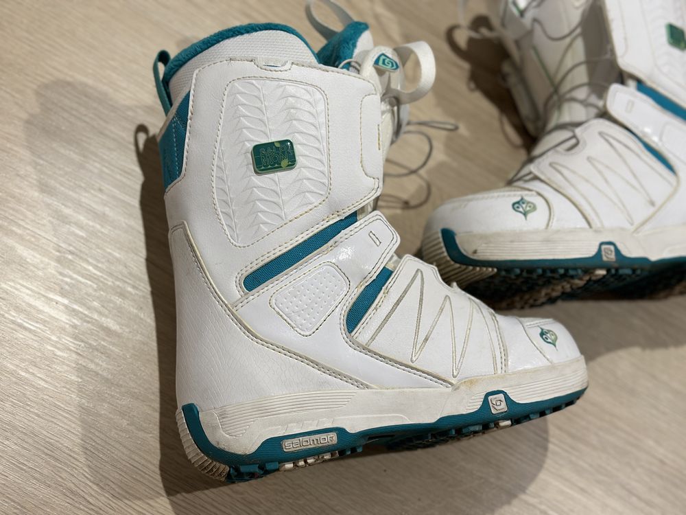 Buty snowboard EUR 38 SALOMON PEARL białe white