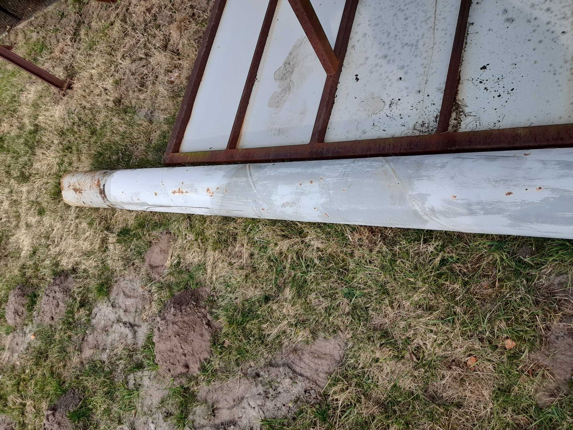 Rura żeliwna/stalowa 600cm średnica 22cm; ok 6mm na przepust mostek