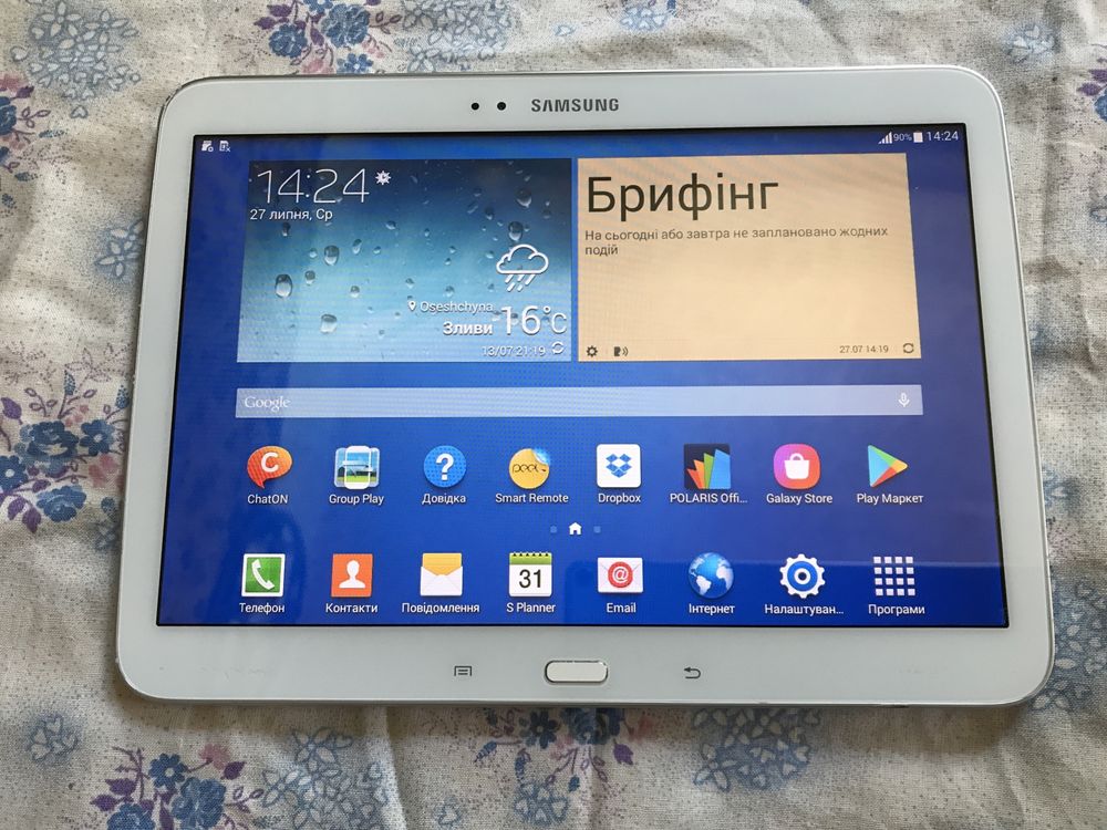 Отличный звонящий планшет Samsung Galaxy Tab 3. Андроид 7