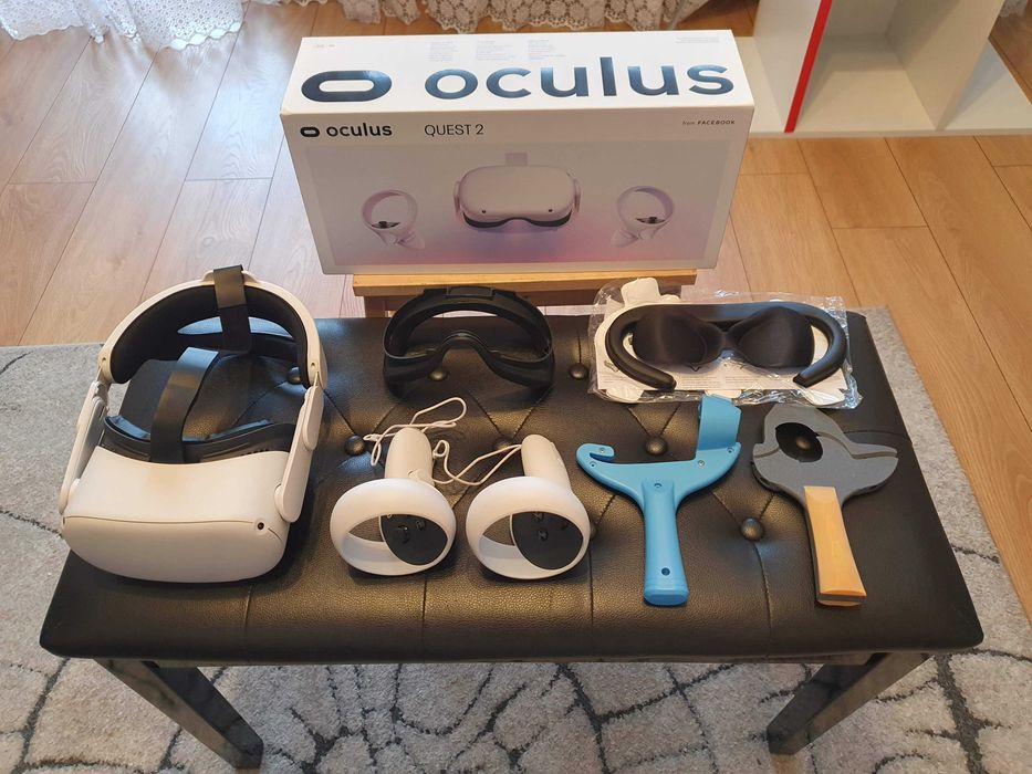 Oculus quest 2 128gb + profesjonalne dodatki