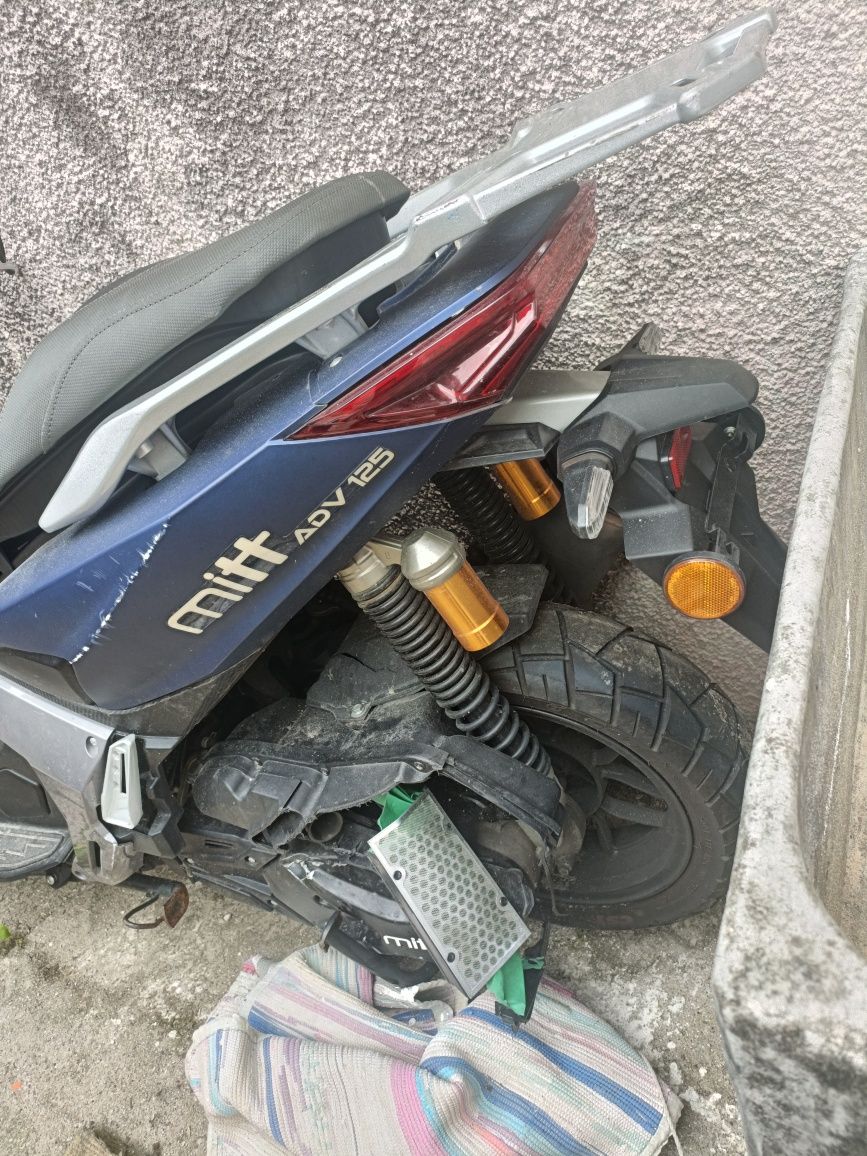 Mit 125 adv para peças acidentada