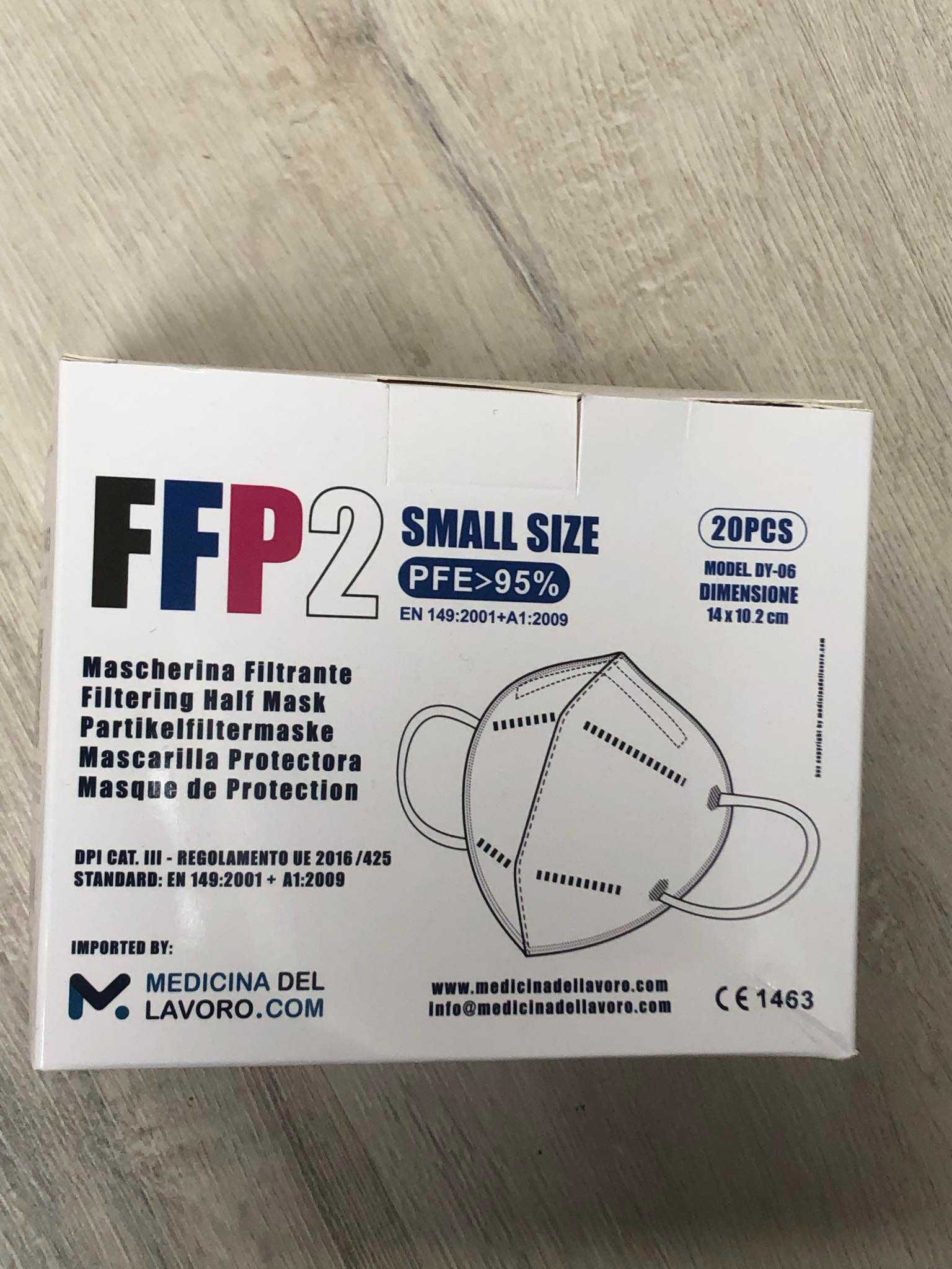 Półmaski filtrujące FFP2 20szt