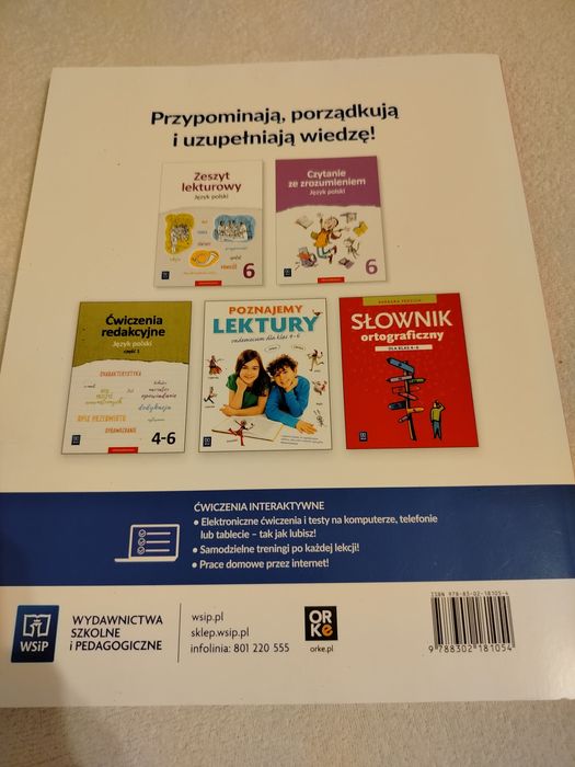 "Słowa z uśmiechem" - ćwiczenia do języka polskiego kl. 6