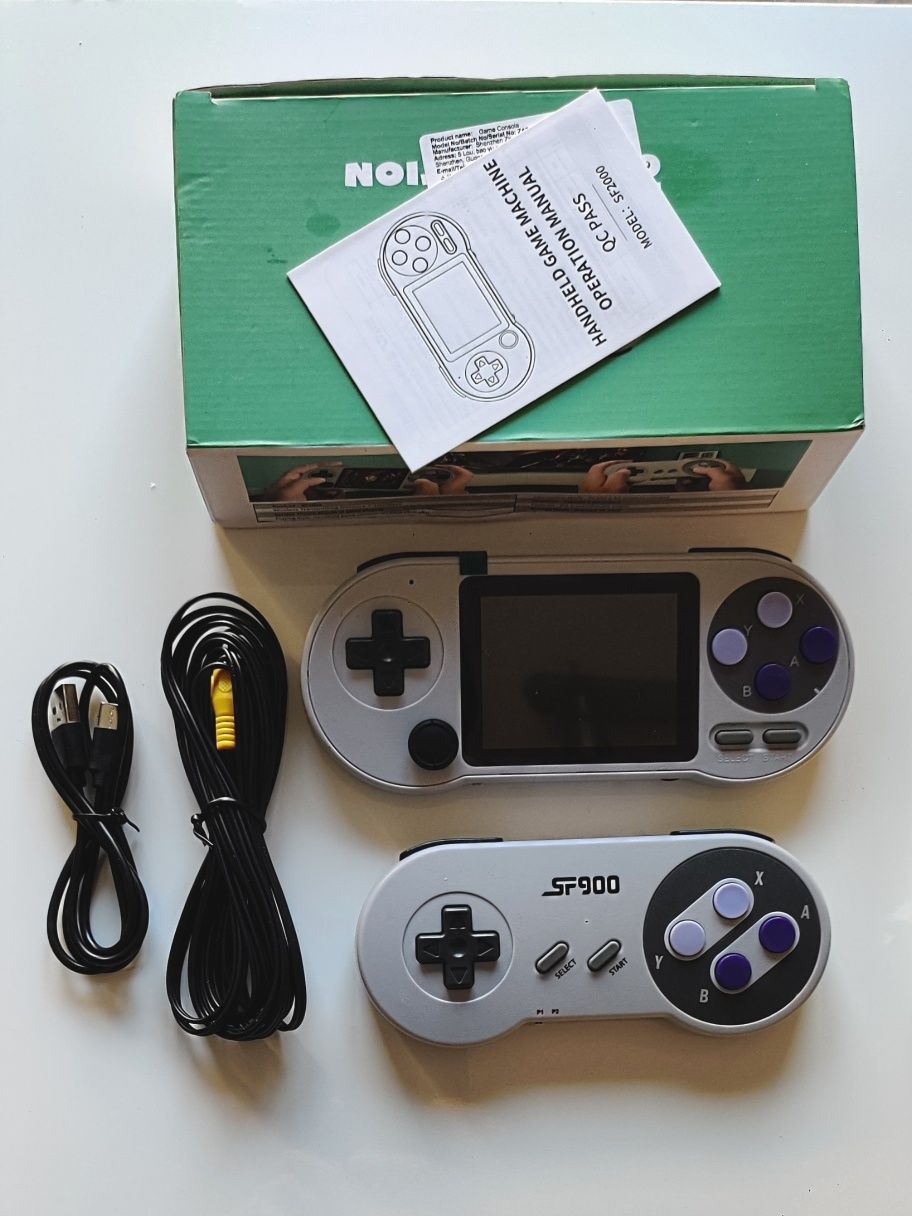 2 graczy! Nowa Mini Retro Konsola 6000+ gier przenośna jak pad od SNES